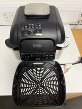 Image of Ninja Foodi Health Grill & Air Fryer - Black/Silver AG301UK (EX-DISPLAY)