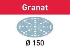 Image of Festool Granat 150mm Sanding Discs P1200 Grit – Pack of 50 – 575176