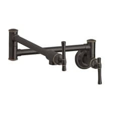 Image of Elkay LKEC2091RB Explore Wall Mount Pot filler w/ Lever Handle Oil Rubbed Bronze