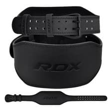 Image of RDX 6 Inch Leather Gym Belt XL