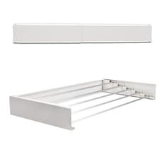 Image of 100CM Wall Mounted Airer Towel Drying Rack Extendable Folding Clothes Dryer UK