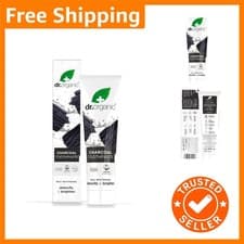 Image of Dr Organic Activated Charcoal Toothpaste - Extra Whitening, & Cruelty-Free