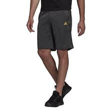 Image of adidas Mens Tricot Regular Fit Camo Shorts DGH Solid Grey-Small
