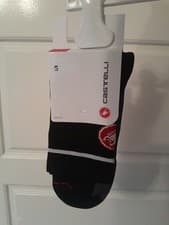 Image of Castelli Mens Cycling Entrata 13 Summer Cycling Socks L/XL Black