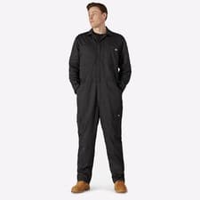 Image of Dickies Everyday Mens Workwear Outerwear Farming Trade Coverall Black