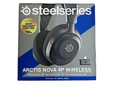 Image of STEELSERIES Arctis Nova 4P Wireless 7.1 Gaming Headset - Black - New Sealed