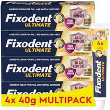 Image of Fixodent Plus Dual Power Best HOLD Full & Partial Denture Adhesive Cream 40g