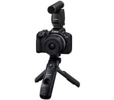 Image of CANON EOS R50 Mirrorless Camera Creator Kit +RF-S 18-45 mm f/4.5-6.3 IS STM Lens