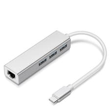 Image of USB C to Ethernet Adapter Type-C 3.0 to RJ45 Network LAN Gigabit 2500Mbps Hub...