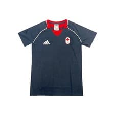 Image of ADIDAS Women's Blue Adi Pres Canada Tee RRP £30