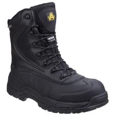 Image of Amblers AS440 Skomer Waterproof Work Safety Boots Black Composite Toe Side Zip