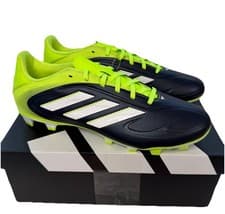 Image of adidas Copa Pure 3 Club Mens Football Boots Black / Green Size UK 11 New