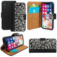 Image of Case For iPhone 17 16 Pro Max 15 14 13 12 11 XR Leather Flip Wallet Phone Cover