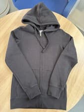 Image of Russell 266F Authentic Zipped Hooded Sweatshirt Full Zip XS - black ladies