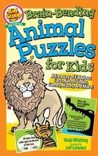 Image of Brain Bending Animal Puzzles for Kids by Vicki Whiting (Paperback Book)