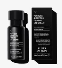 Image of Allies of Skin   Peptides & Omegas Firming Eye Cream 15ml   BRAND NEW in BOX