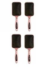 Image of Head Jog No. 81 Ceramic Ionic Pink Paddle Brush Pack of 4