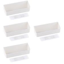 Image of 4 Sets Wall Shelves for Bathroom Kitchen Rack Hanging Storage Shelf