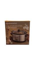 Image of Daewoo 6.5L Stainless Steel Electric Slow Cooker