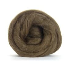 Image of 50g Brown Icelandic Wool Roving for Needle Felting & Hand Spinning Art 😊