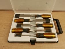 Image of Stanley 2 16 269 Fatmax 5pce Bevel Edge Wood Chisel Set