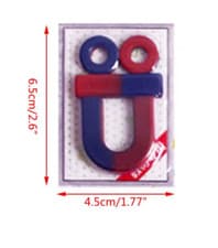 Image of Horseshoe U-shaped Magnet + Bar Magnet + Ring Magnets Set