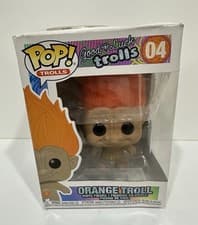 Image of FUNKO Pop! ORANGE TROLL #04 TROLLS Good Luck Trolls Collectible Vinyl Figure