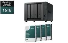Image of Synology DS425+ 4-Bay 16TB NAS w/ 4x4TB HAT3300 Plus Hard Drive Bundle
