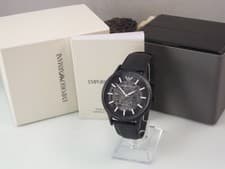 Image of Emporio Armani Meccanico AR-60042 Automatic Skeleton Watch Men Black