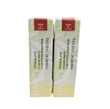 Image of Clinique Pop Longwear Lipstick 2 x 3.9g Shine Finish Shade 01 Nude Pop New