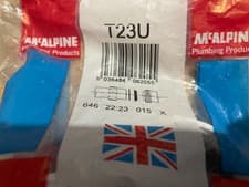 Image of Mcalpine T23U 1.5" Waste Pipe Blank Cap Part Of The Multifit Range, White X 2