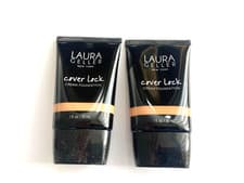Image of LAURA GELLER COVER LOCK FOUNDATION x 2 - New – No box – 30ml Colour: Medium