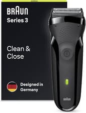 Image of Braun Series 3 300S BLACK Electric Shaver Rechargeable Razor Original /Brand New