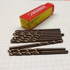 Image of DORMER  2.9 mm drill bits A777 HSS-E cobalt heavy duty jobber drill pack of 10