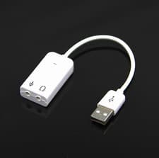 Image of External Virtual 7.1 Channels USB Stereo Sound Card Audio Adaptor Converter -EU-