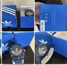 Image of New 2016 Deadstock Adidas Santiago Blue Dial Polyurethane Watch BNIB