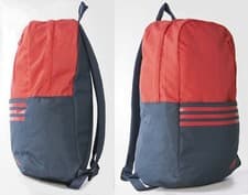 Image of adidas Pink Grey Versatile 3 Stripes Classic School-Work-Travel-Gym Backpacks