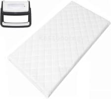 Image of Replacement Mattress Snuz Pod3 Bedside Crib Quilted Size L80 x W44 cm Thick 4 cm