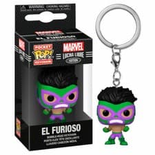 Image of FUNKO POP Schlüsselanhänger Keychain 53892 Marvel Luchadores Hulk El Furioso