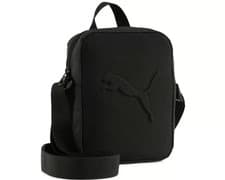 Image of PUMA Buzz Black Side Bag Backpack Small Mens Womens Zipper