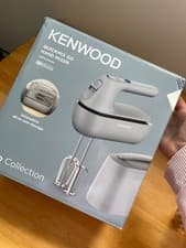 Image of Kenwood QuickMix Go Electric Hand Mixer Beaters Kneader 350W 5 Speed Slider BLUE