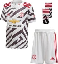 Image of Manchester United Football Kit Adidas 3rd Kit Shirt Shorts & Socks 18-24 Months