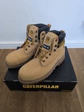 Image of Caterpillar Honey Holton S3 Steel Toe Safety Boots Size UK 9