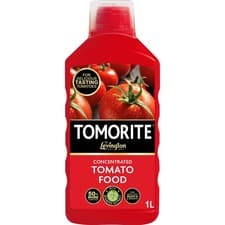 Image of Levington Tomorite Liquid Tomato Food, Concentrate, 1L, Red