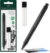 Image of Faber-Castell - Precision Eraser Pen & Refill Erasers - FC-185610