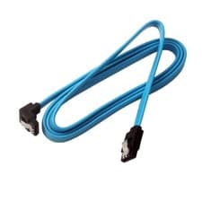 Image of Right Angle 50cm SATA Cable Serial ATA Data Lead Locking Latching RA-RA 0.5m 6GB