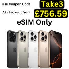 Image of Apple iPhone 16 Pro Max eSIM - 256GB | 512GB - All Colours Unlocked Pristine A+