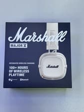 Image of Marshall Major V Bluetooth Headphones, 100 Hours Playtime - Cream - Sealed!
