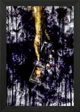 Image of When A Stranger Calls Framed Wall Art Poster Canvas Print Picture