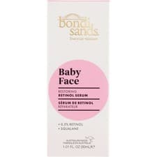 Image of Bondi Sands Baby Face Restoring Retinol Serum Squalene Smooth Sensitive 30ml NEW